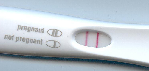 Photo of pregnancy test